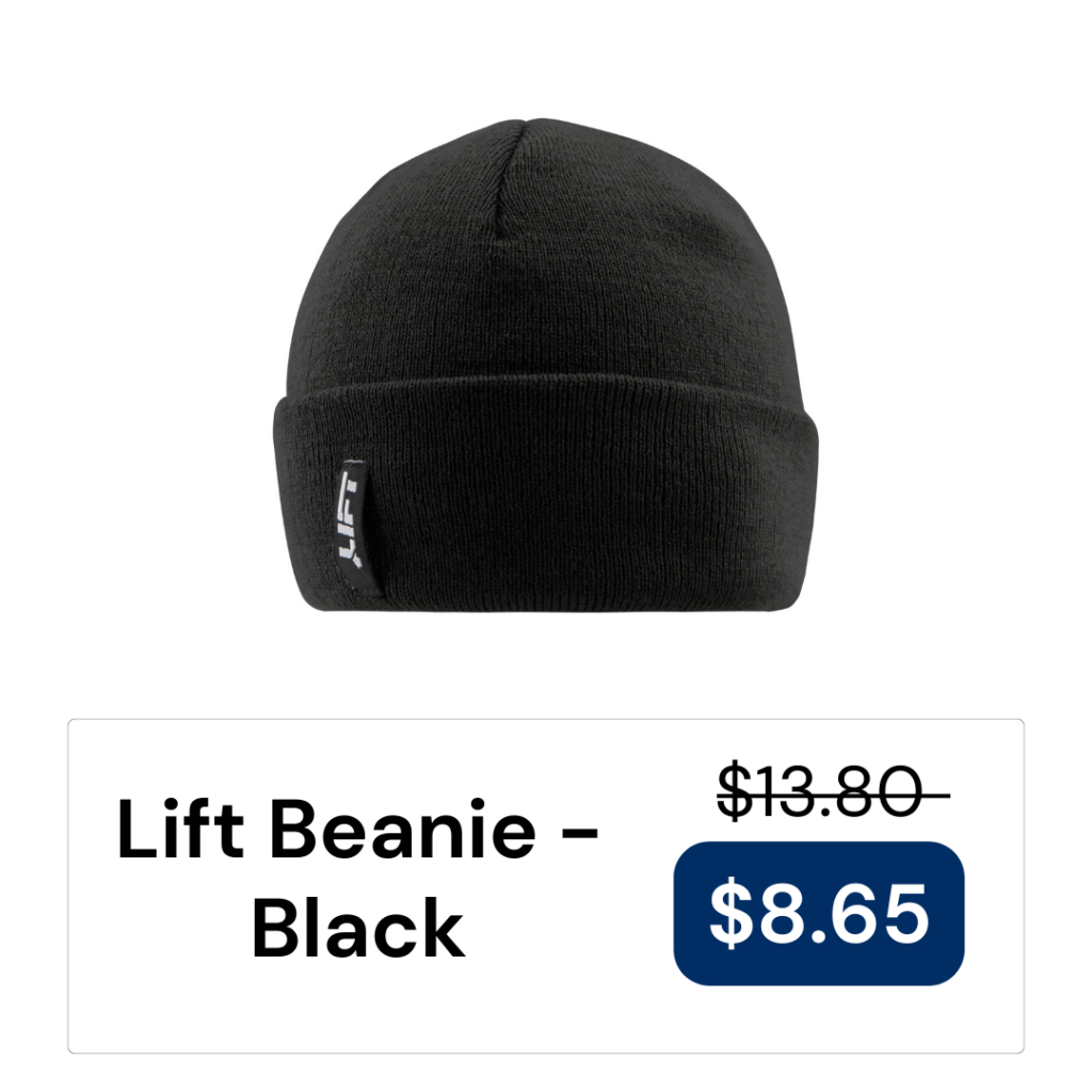 Black Lift Beanie