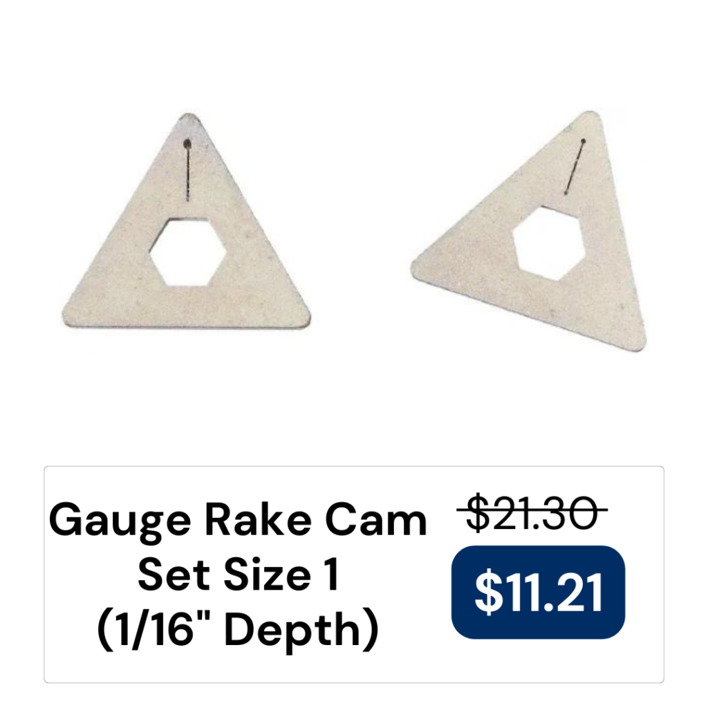Gauge Rake Cam Set - Size 1