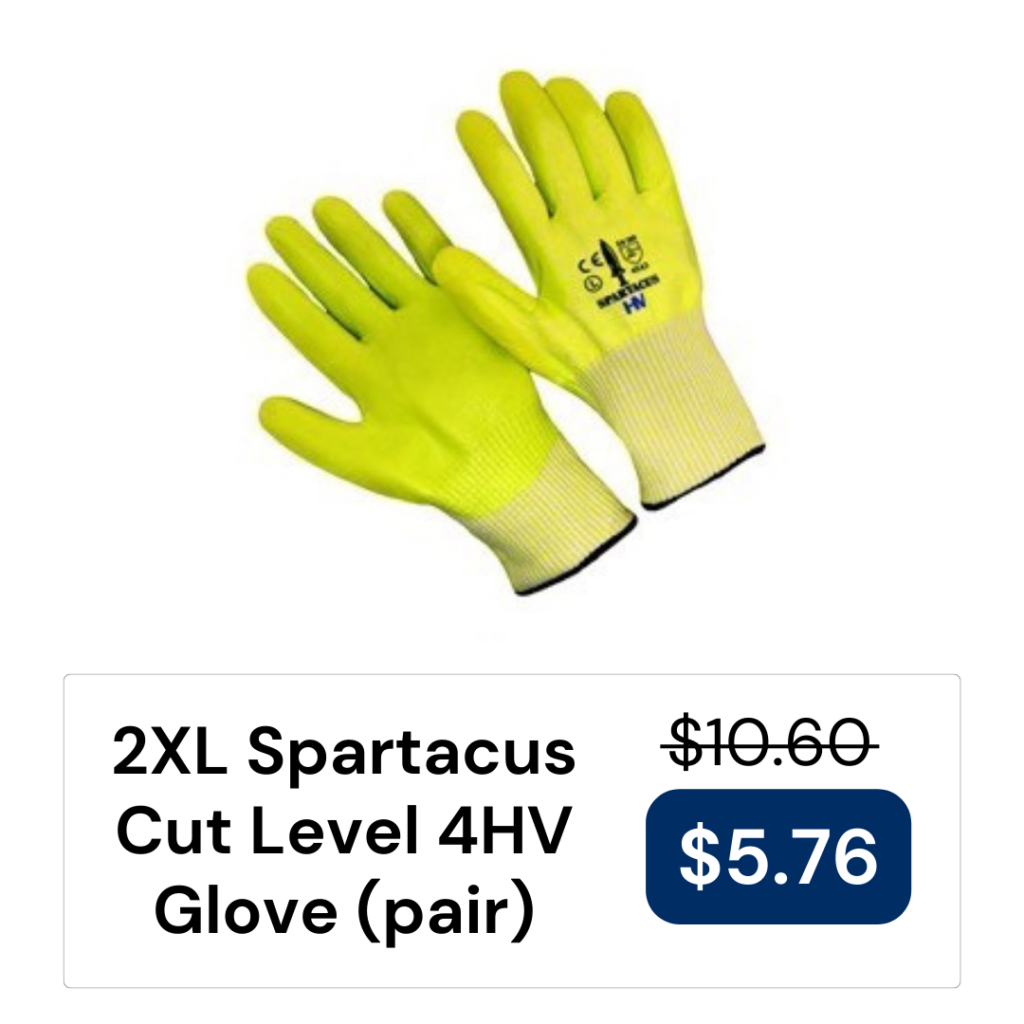 Spartacus Cut Level 4 Hi Vis gloves