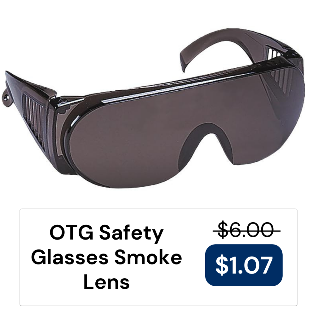 OTG Safety Glasses Smoke Lens